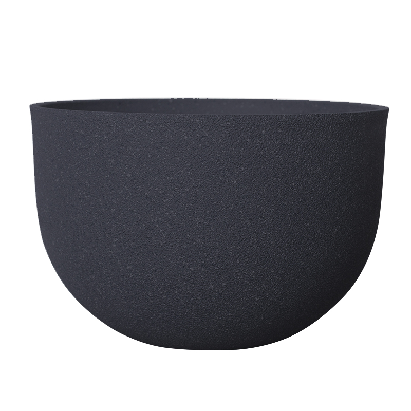 Porta Macetero Gris Twist 22x33cm