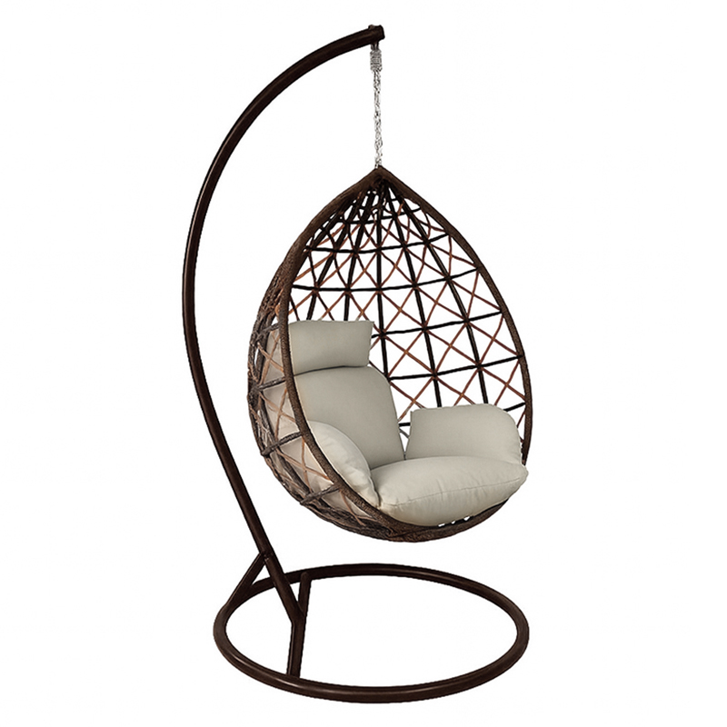 Silla Colgante Aura Café