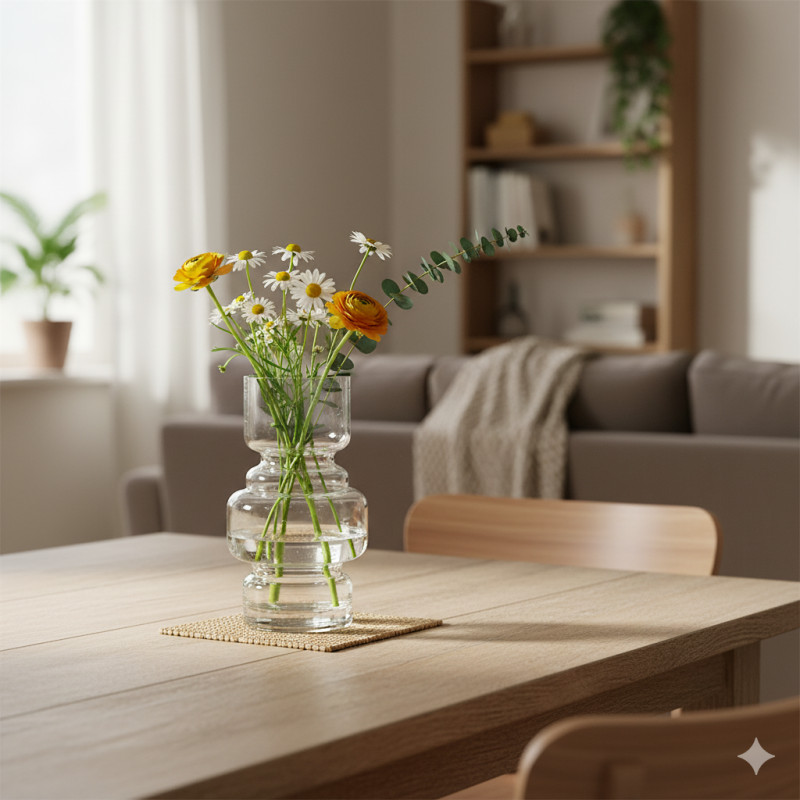 Florero Volpa Vidrio 20cm