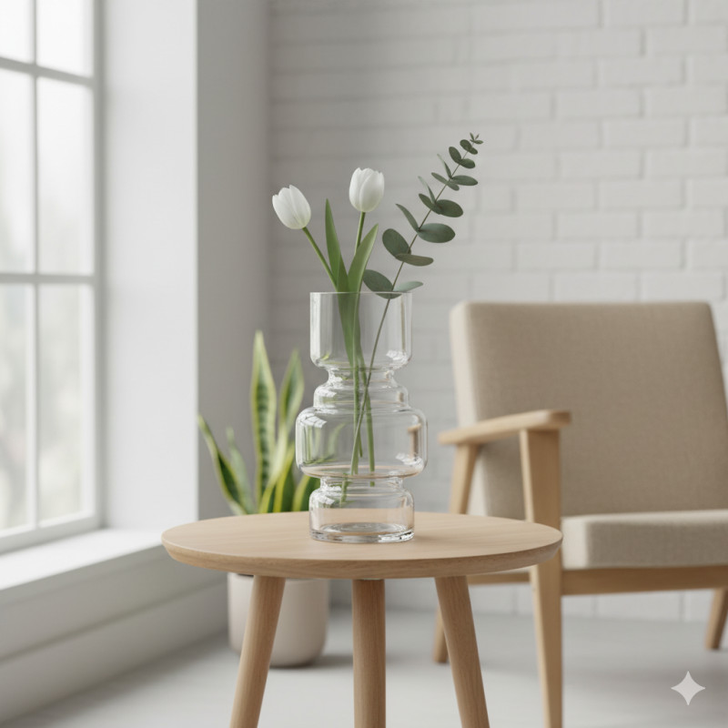 Florero Volpa Vidrio 25cm