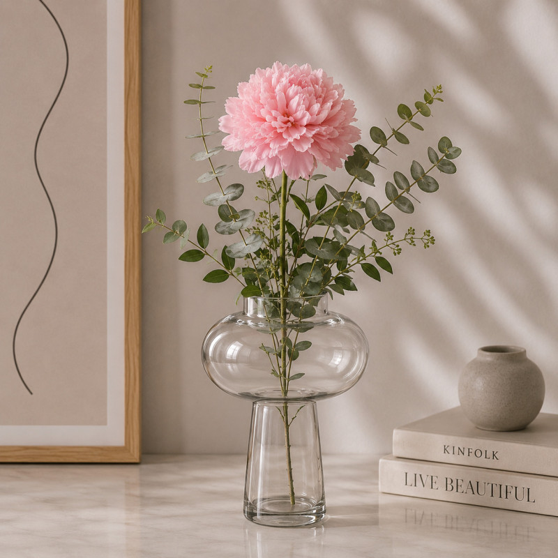 Florero Blob Vidrio 21cm