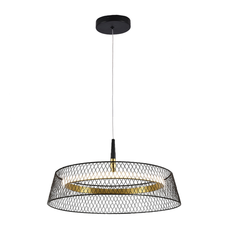 Lámpara Colgante LED Anida Negro/Oro 