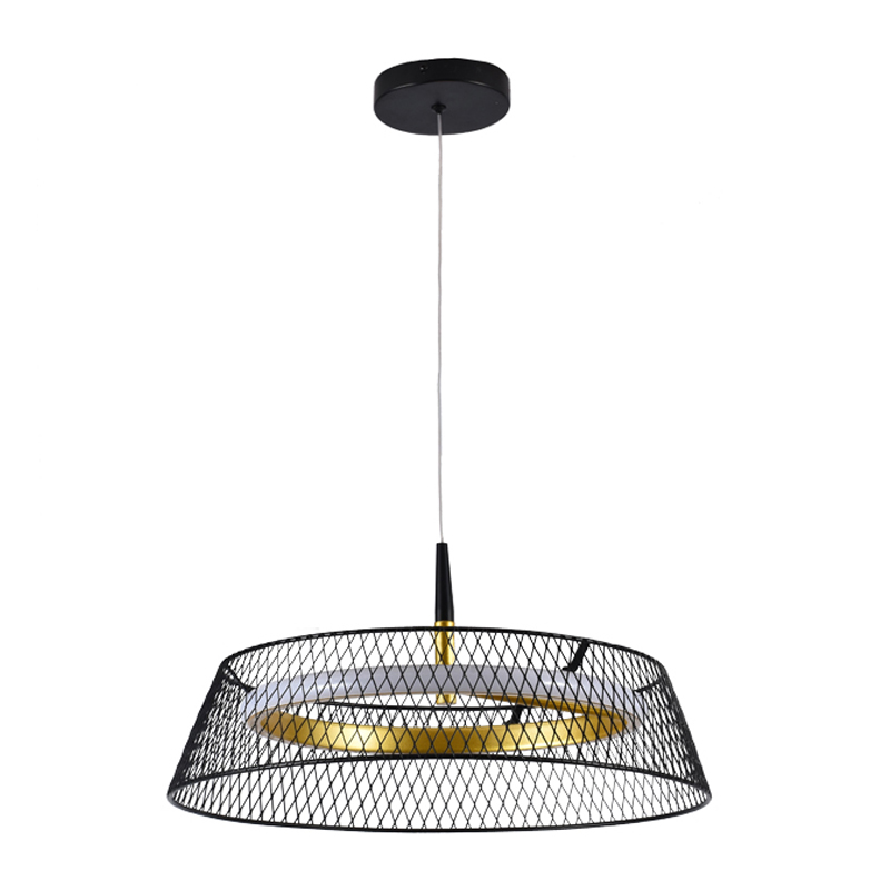 Lámpara Colgante LED Anida Negro/Oro 