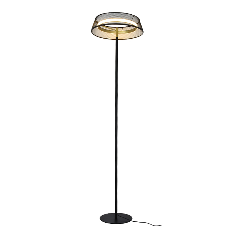 Lámpara de Piso LED Anida Negro/Oro 