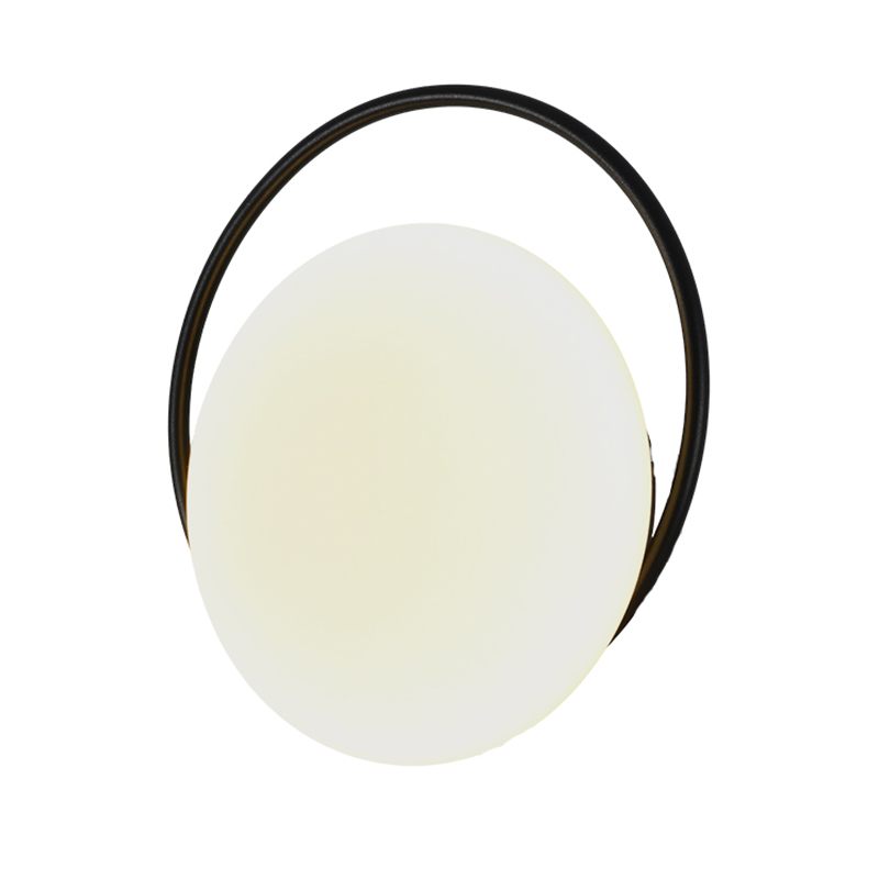 Aplique LED Jess Negro Blanco 23x4x25cm