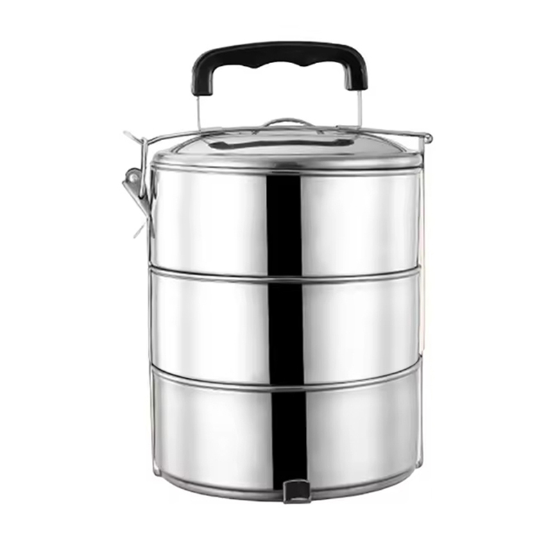 Vianda Triple para Comida Acero Inoxidable