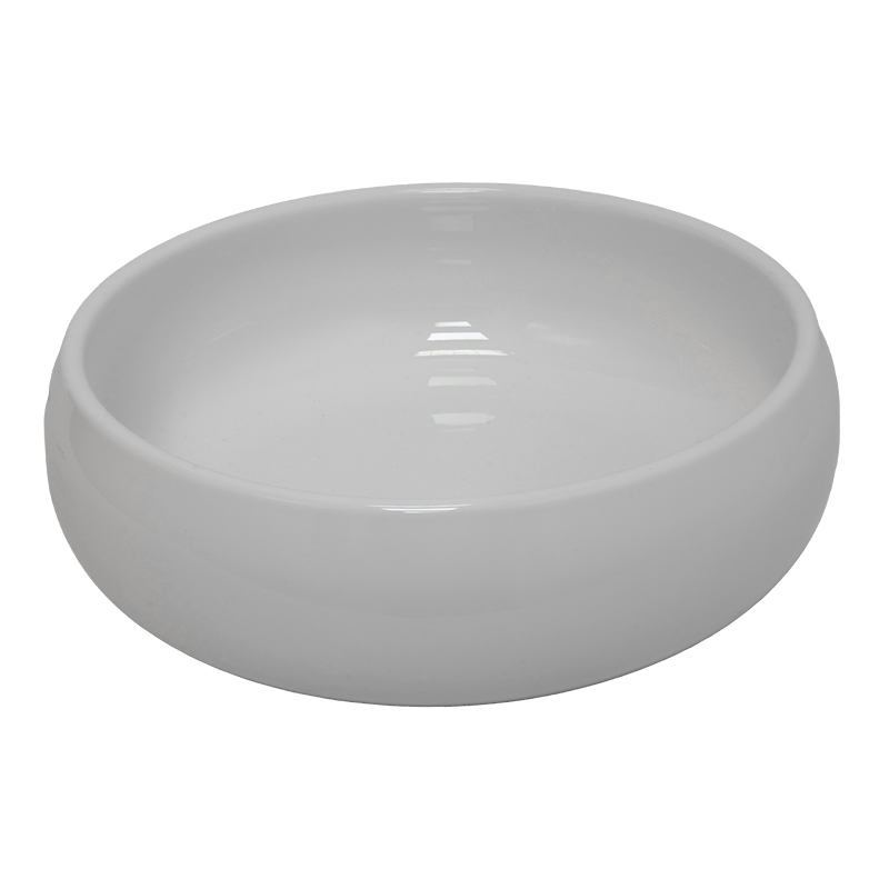 Bandeja Flow Cerámica Blanca 27x9cm