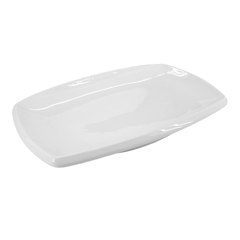 Bandeja Bold Ceráica Blanco 22x33x3cm