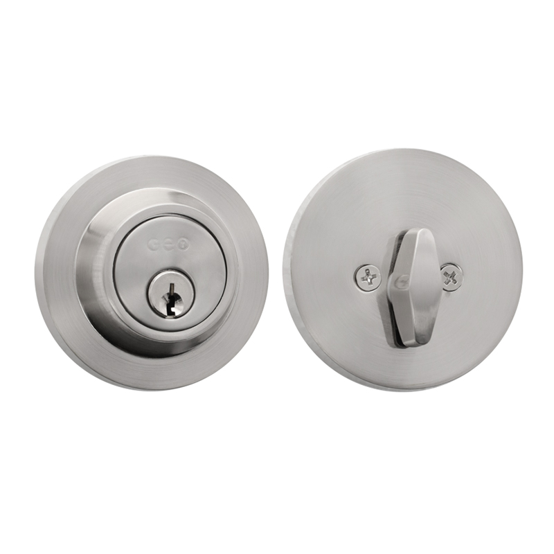 Cerradura Pestillo Muerto London  1 Cilindro Satín Geo