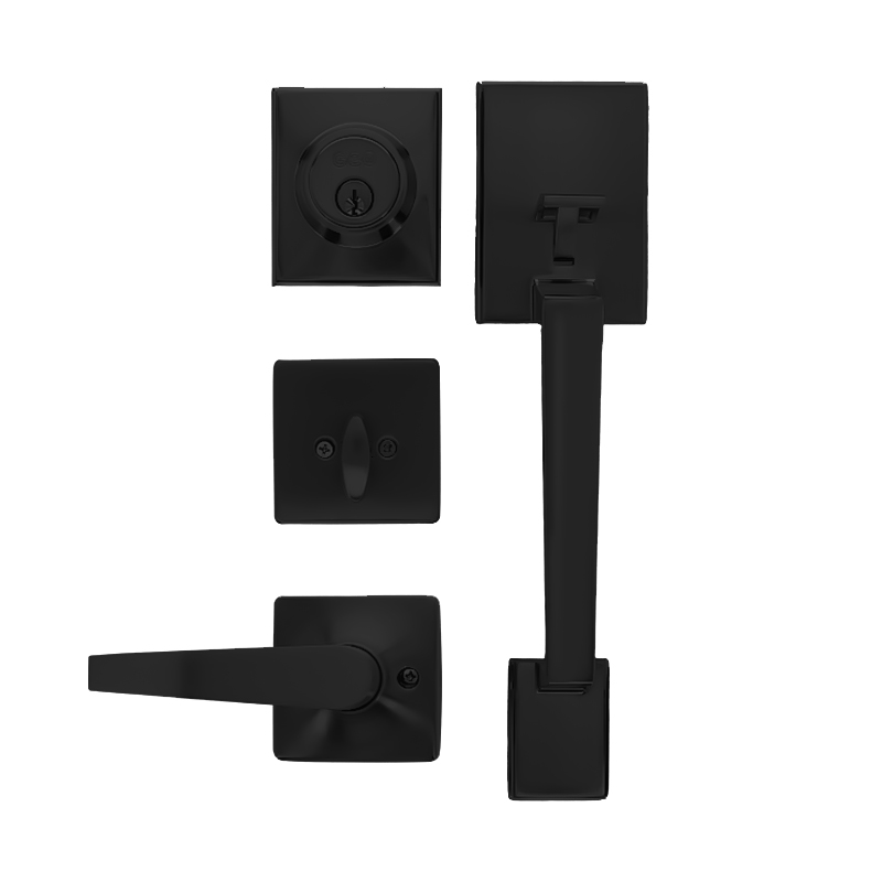 Cerradura Principal Alejandro 1 Cilindro Negro Geo