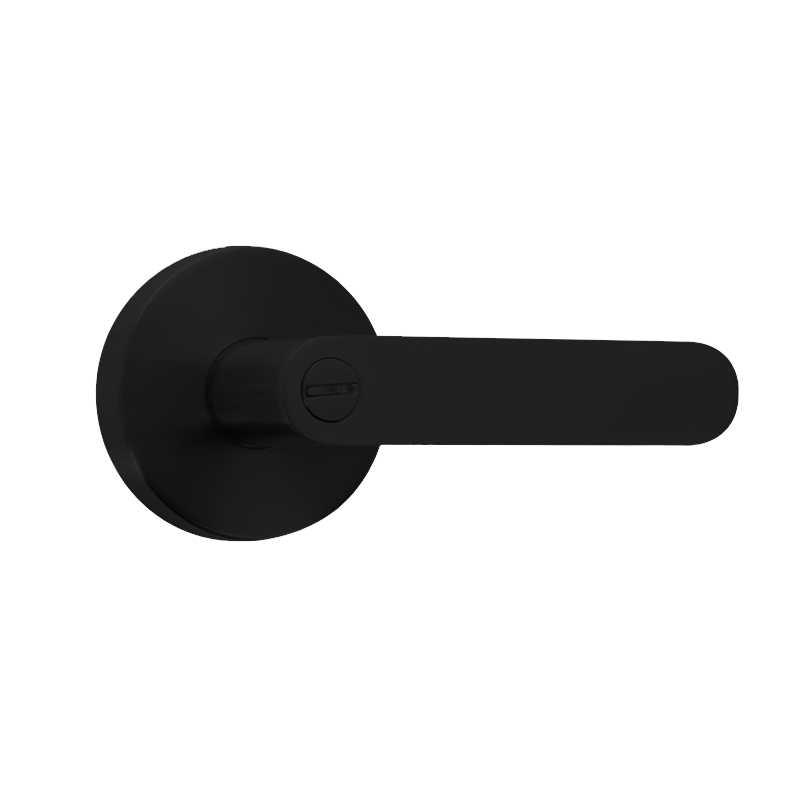 Cerradura Esparta para Baño Negro Geo