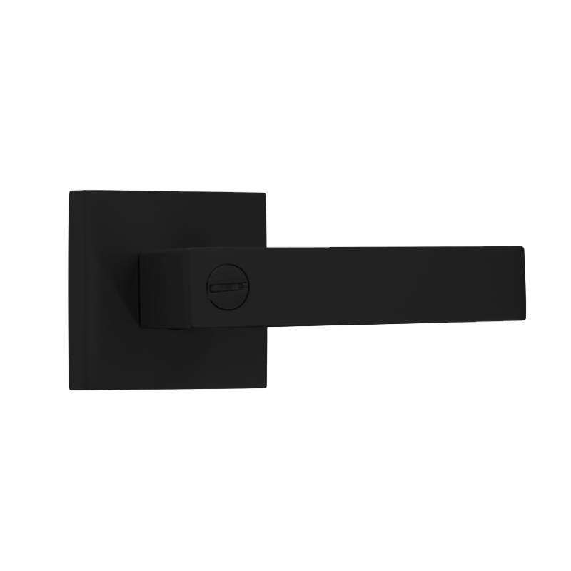 Cerradura Lira para Baño Negro Geo