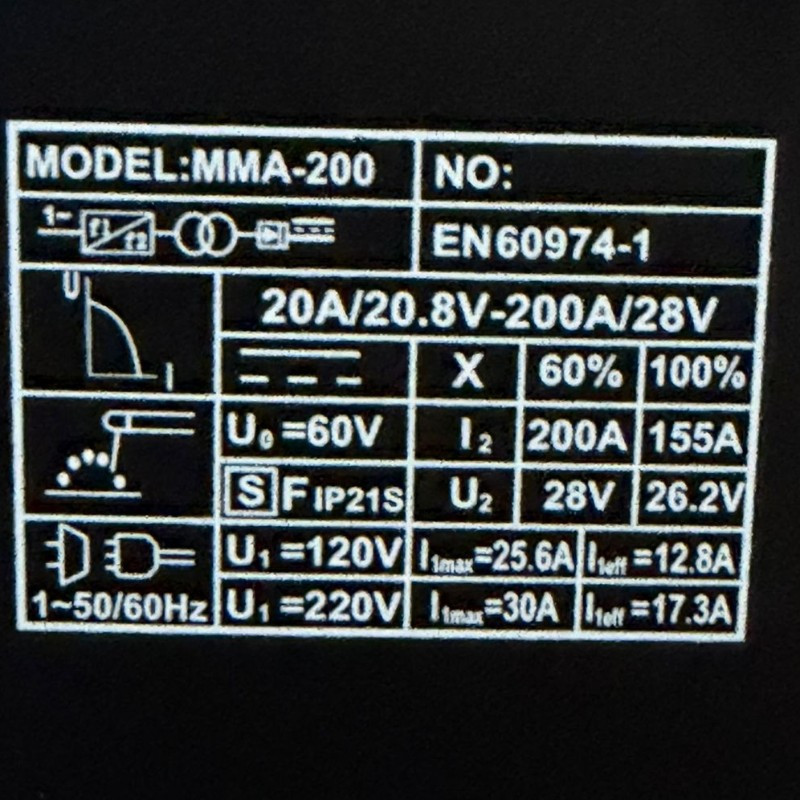 Soldadora inverter SILK® MMA 200 A 110/220V