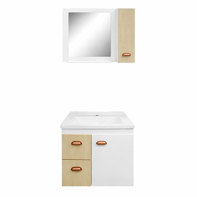 Mueble de Baño 60cm con Espejo Itai Blanco Roble