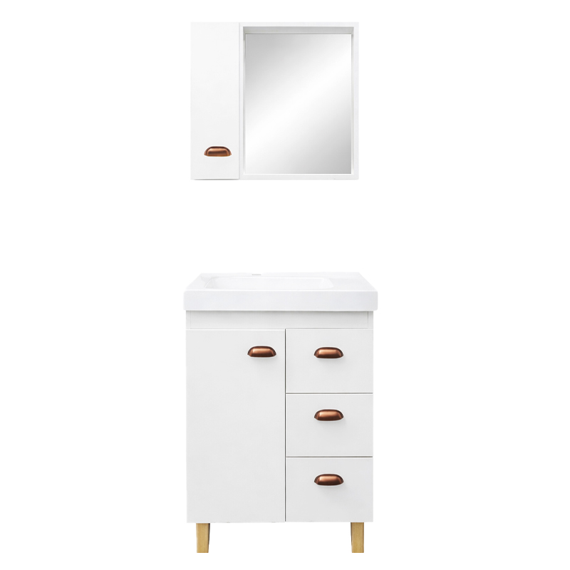 Mueble de Baño 60cm con Espejo Raya Blanco