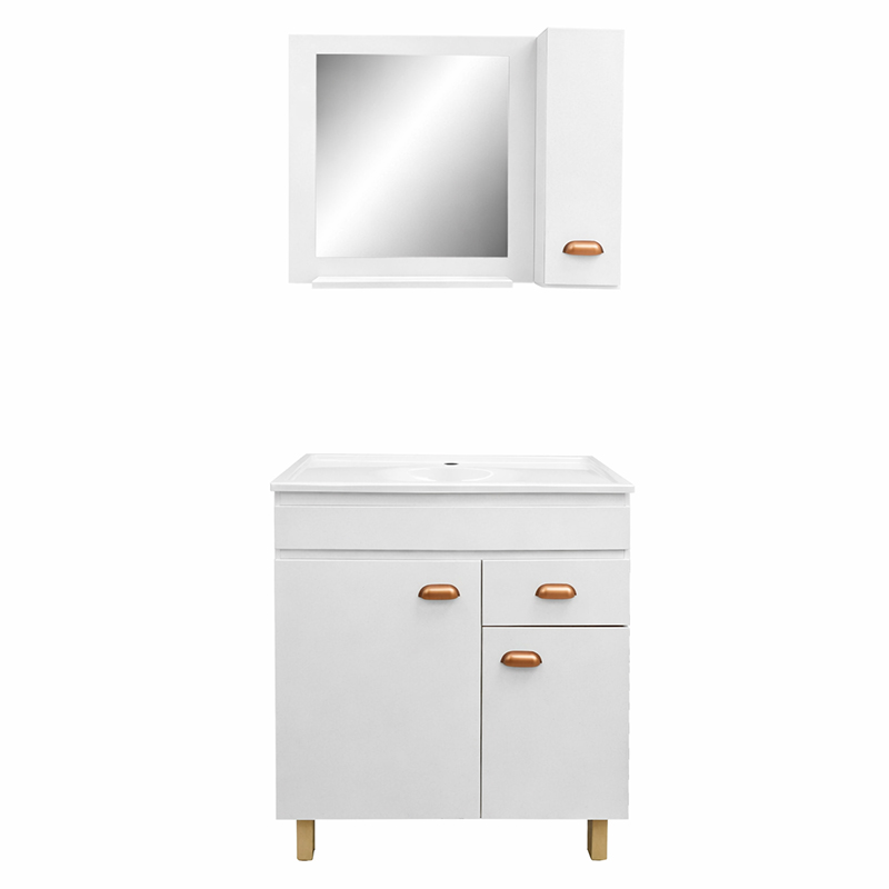 Mueble de Baño Portofino 80cm 3 Puertas Blanco