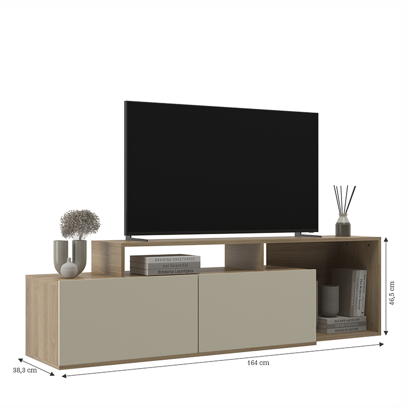 Mesa para TV Sousa 55" 164x46x38cm Nude