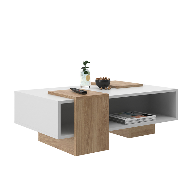 Mesa de Centro Vicosa 90x33x58cm Blanco