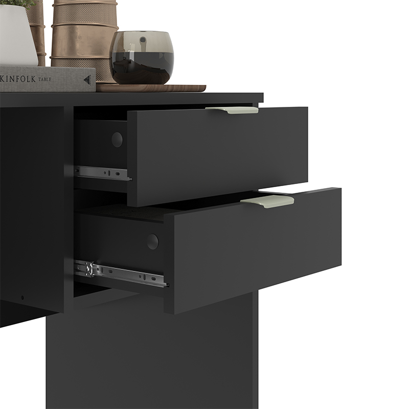 Escritorio Herve 122x45x75cm Negro