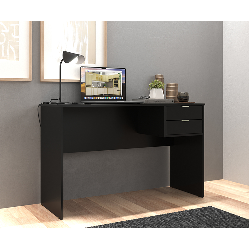 Escritorio Herve 122x45x75cm Negro