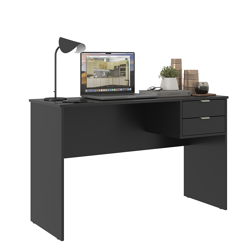 Escritorio Herve 122x45x75cm Negro