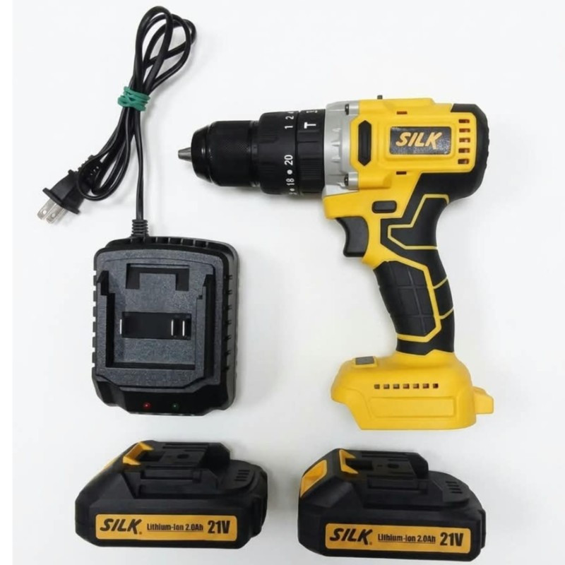 Taladro inalámbrico ½" SILK® 21V con percutor BL