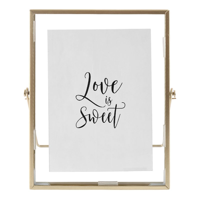 Portaretrato Massy 12X18cm Dorado