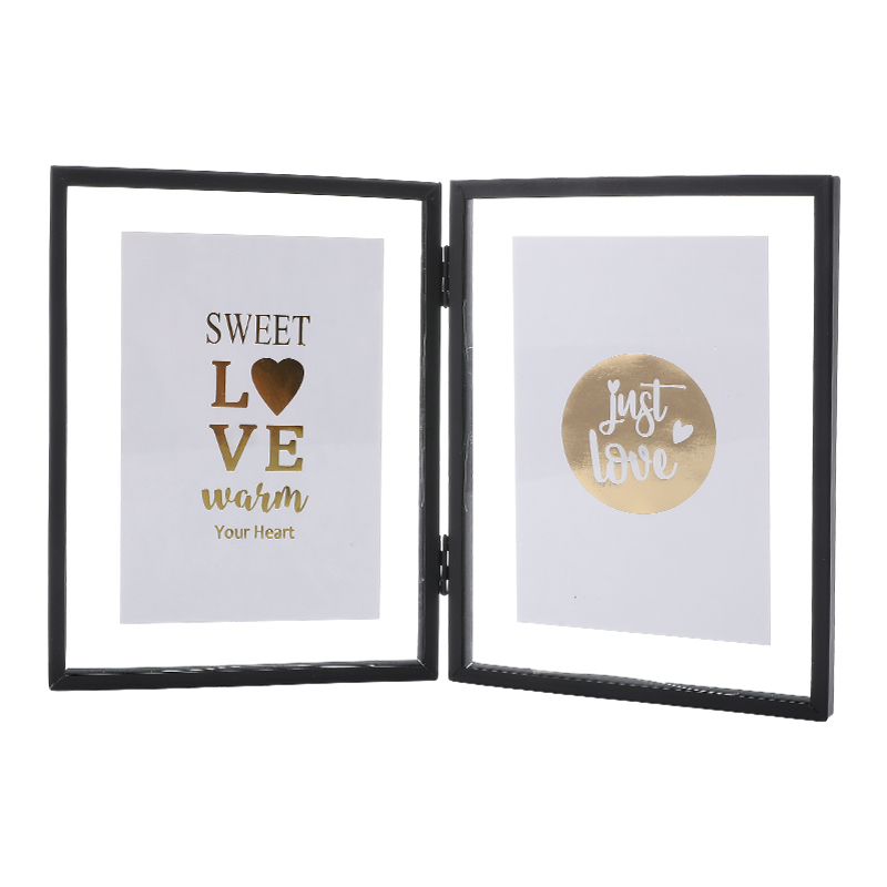 Portaretrato Tarbes Doble 10x15cm Negro