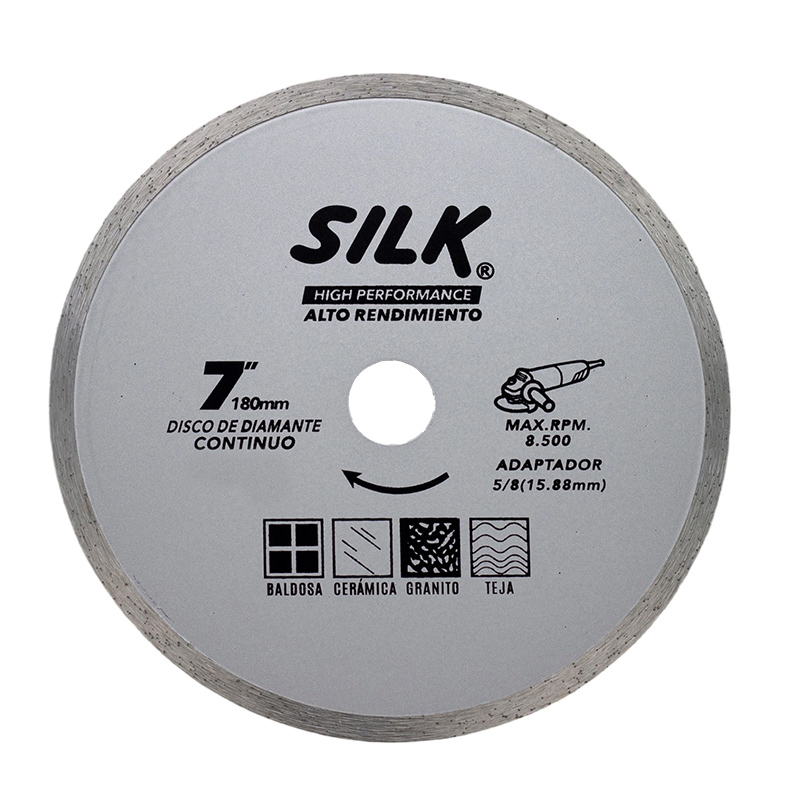 Disco Diamante Continuo Húmedo 7x1/16x7/8" Silk