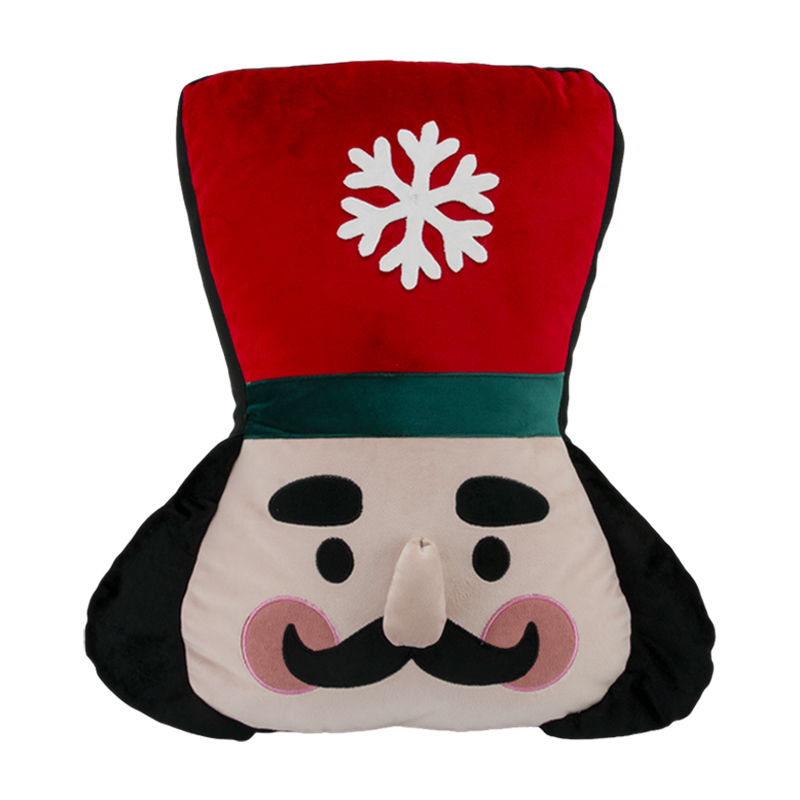 Cojín Cara Nutcraker 38cm Rojo