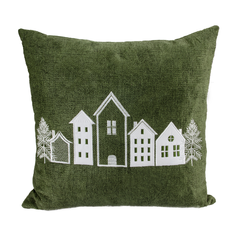 Cojín Casas Cozy Verde 45x45cm