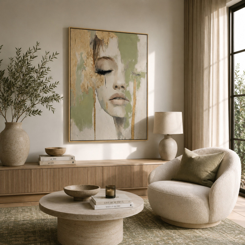 Cuadro Golden Silence 60x90cm