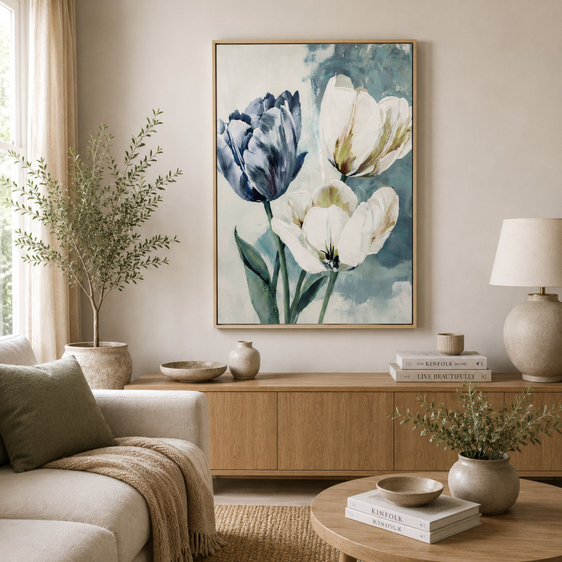 Cuadro Nordic Tulips 60x90cm