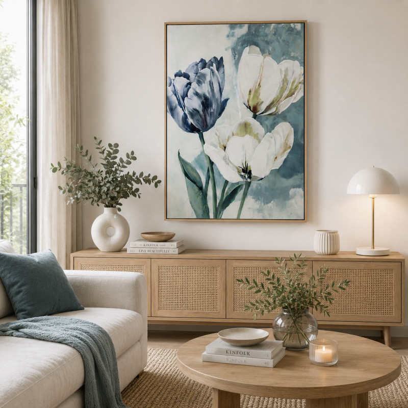 Cuadro Nordic Tulips 60x90cm