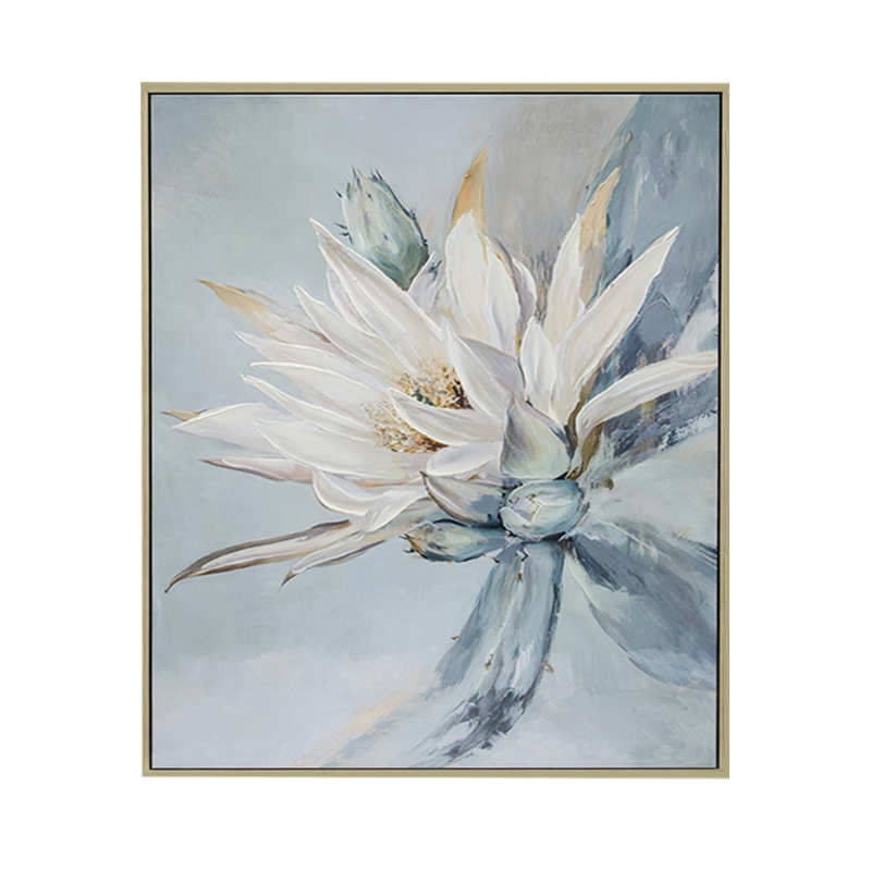 Cuadro Blue Lotus 60x70cm