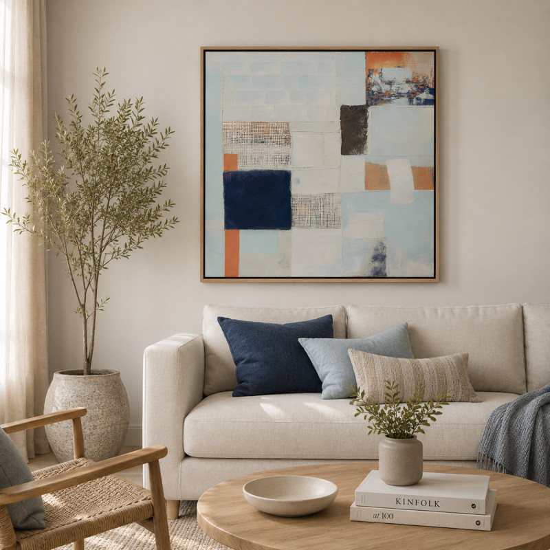 Cuadro Soft Patchwork 60x60cm