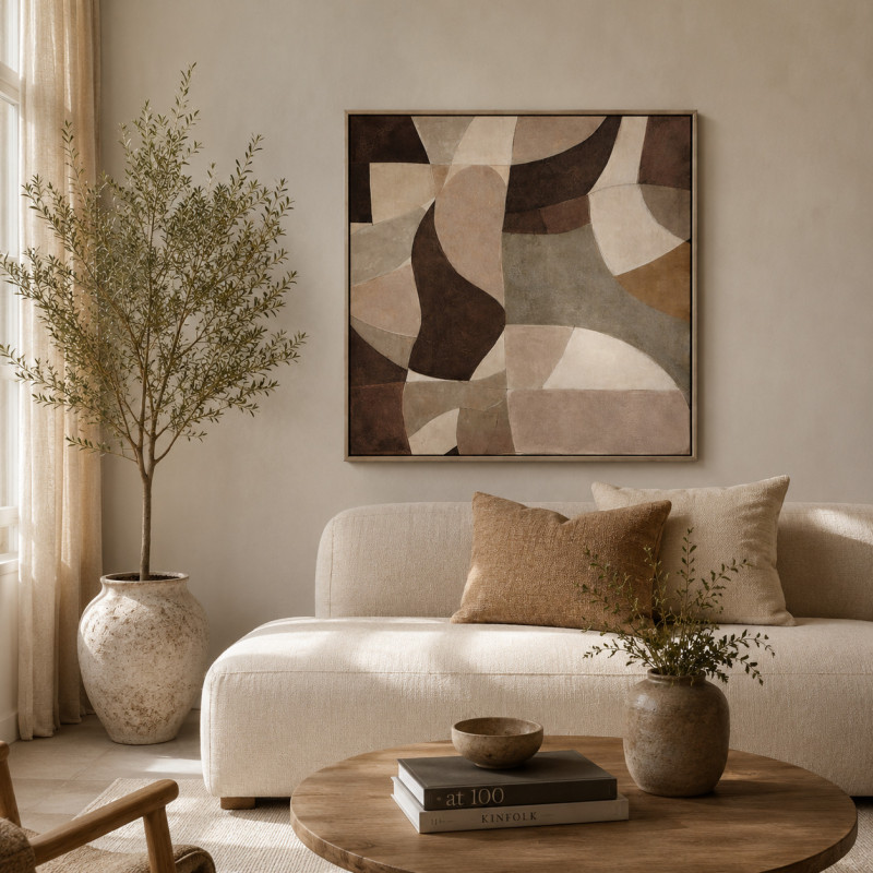 Cuadro Terra Abstract 60x60cm