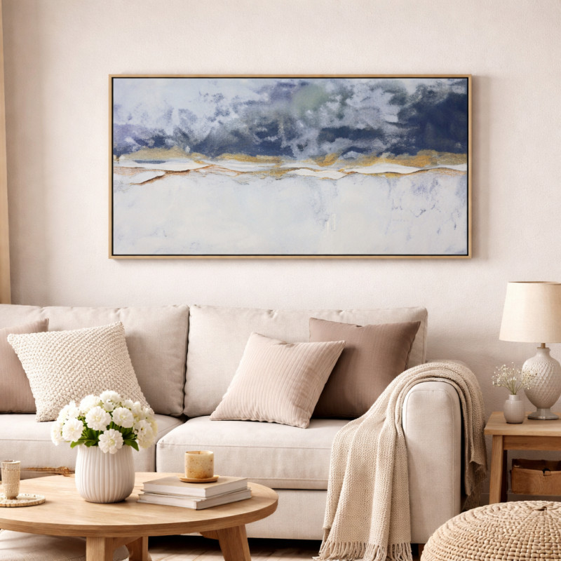 Cuadro Textured Coast 80x40cm