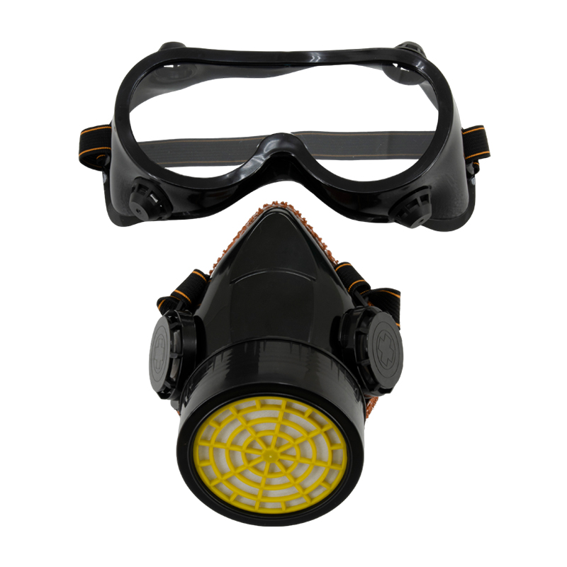 Mascarilla para Gases 1 Filtro y Gafas