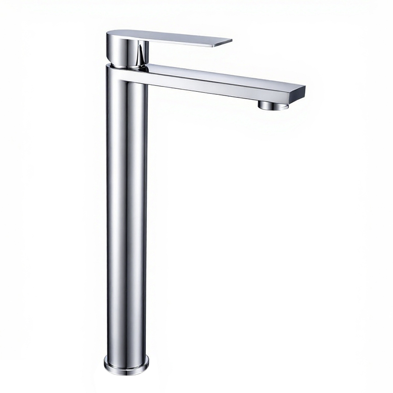 Grifería Oboly Alta para Lavamanos de 30cm Cromo Vitta