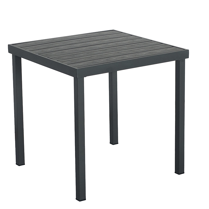 Mesa de Patío Visby Gris 75x75cm