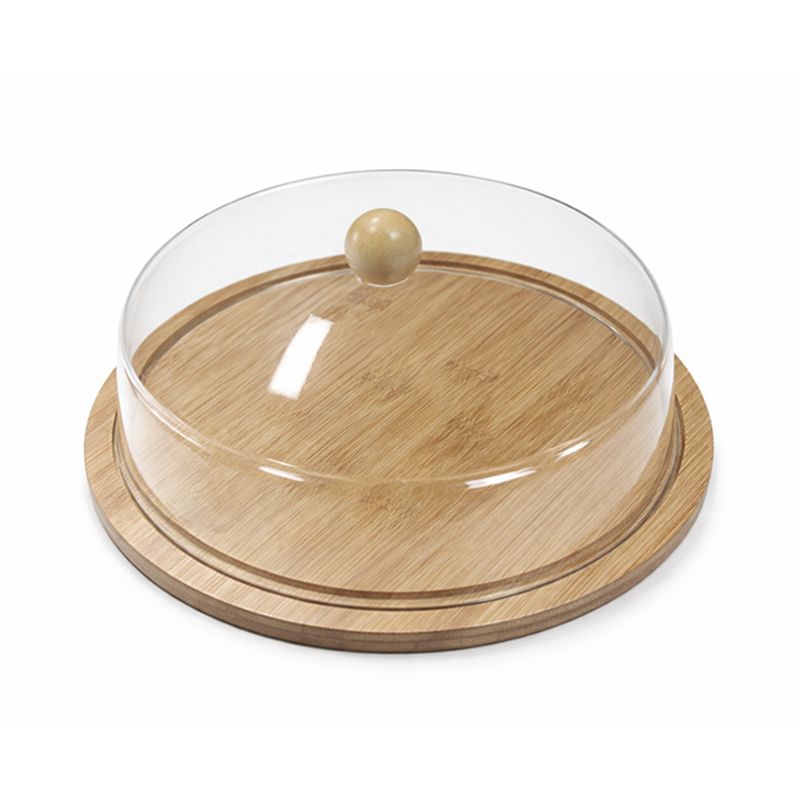 Porta Torta con Tapa Transparente 28x11cm