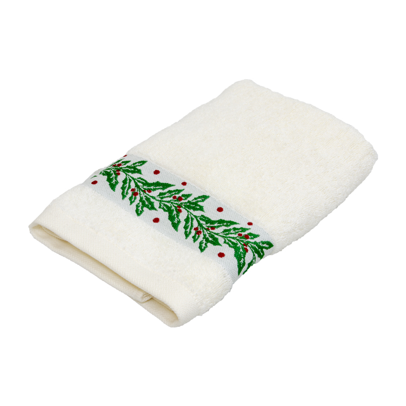 Toalla Baño Cenefa Guirnalda Bright White 80x50cm