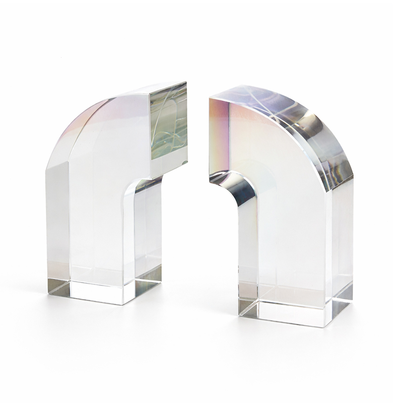 Soporte de Cristal para Libro Clear 15x2cm