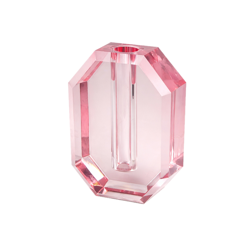 Florero de Cristal Ganz Rose 17cm