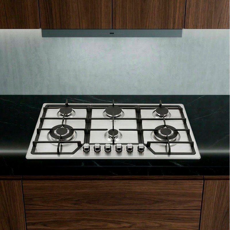 Cocina Alive 4G+2TC 90x51cm Inoxidable Mastermaid