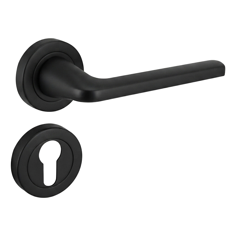 Manivela TREVI C2B Negro Mate con Roseta