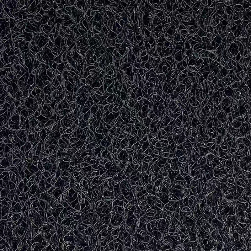 Alfombra PVC 14mmx1.22x12m Musgo Negro