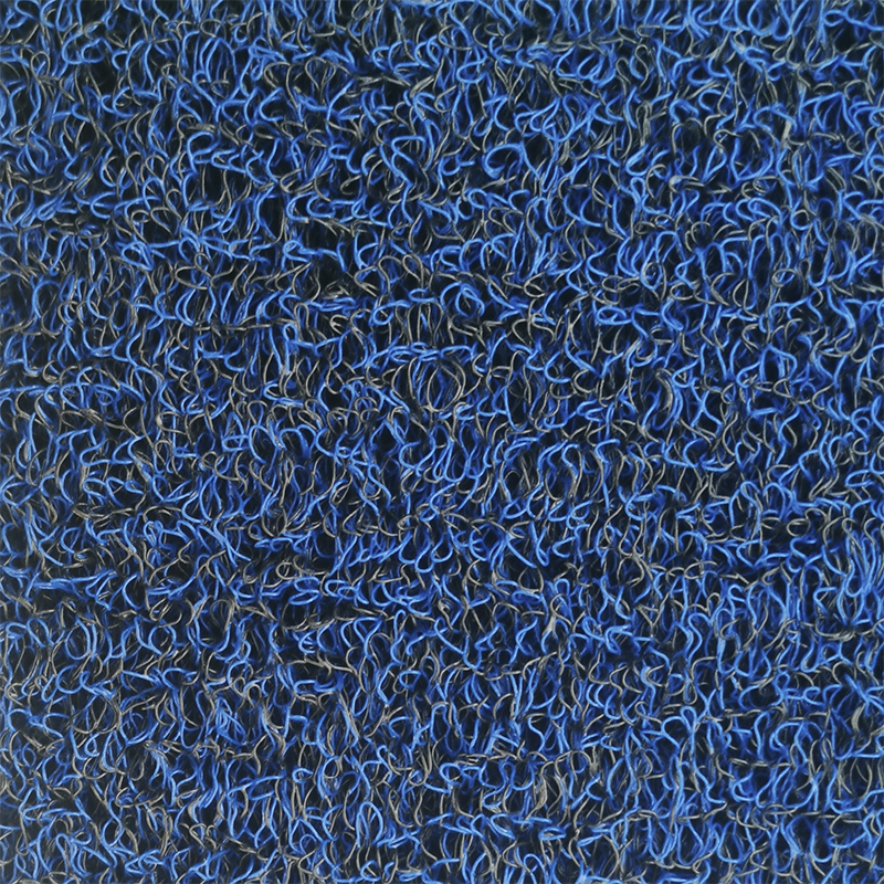 Alfombra PVC 14mmx1.22x12m Musgo Azul Negro