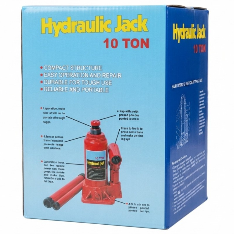 Gato Hidráulico 10 ton tipo botella 